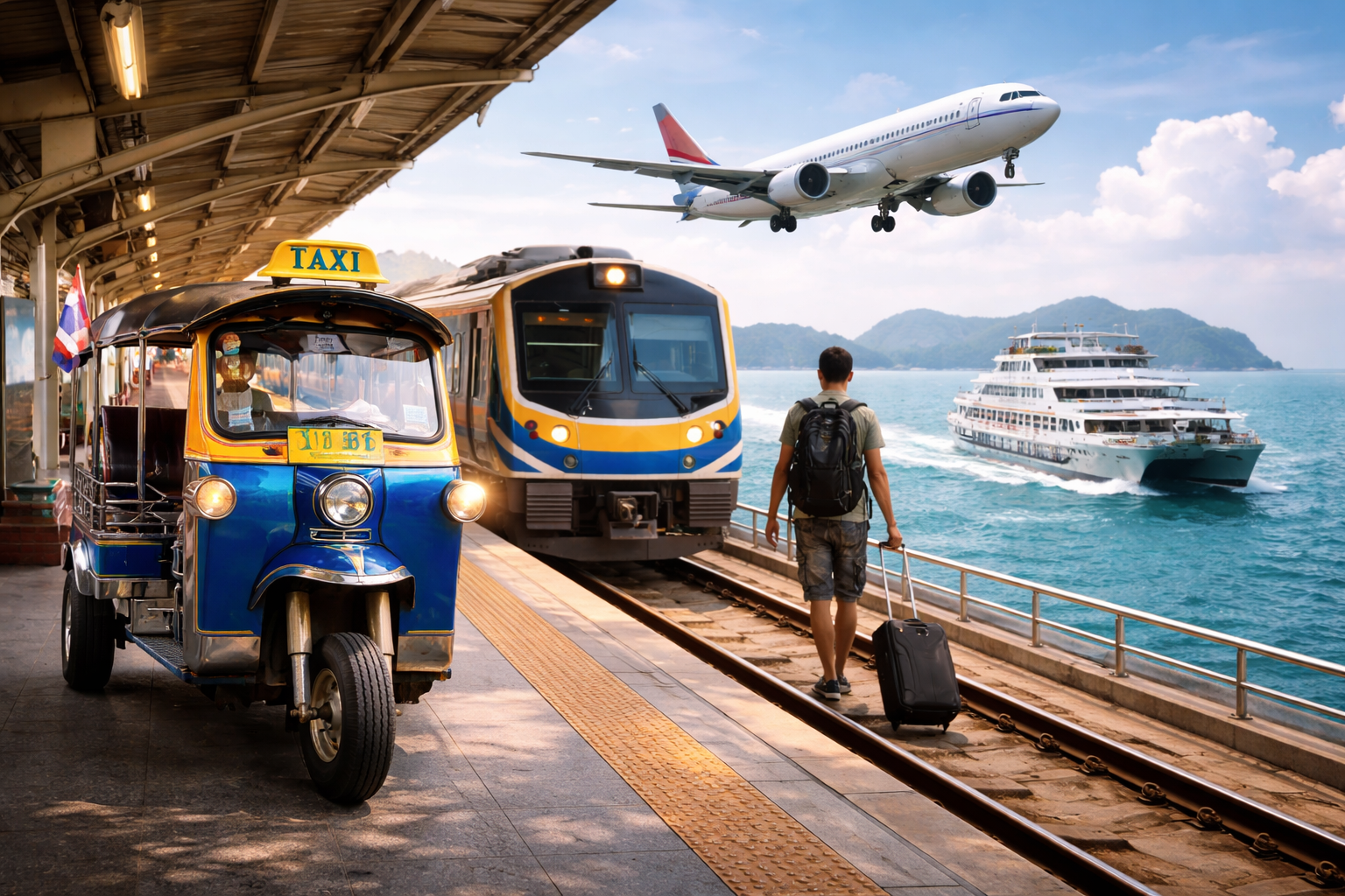 How to Get Around Thailand (Trains, Flights, Buses, Ferries)