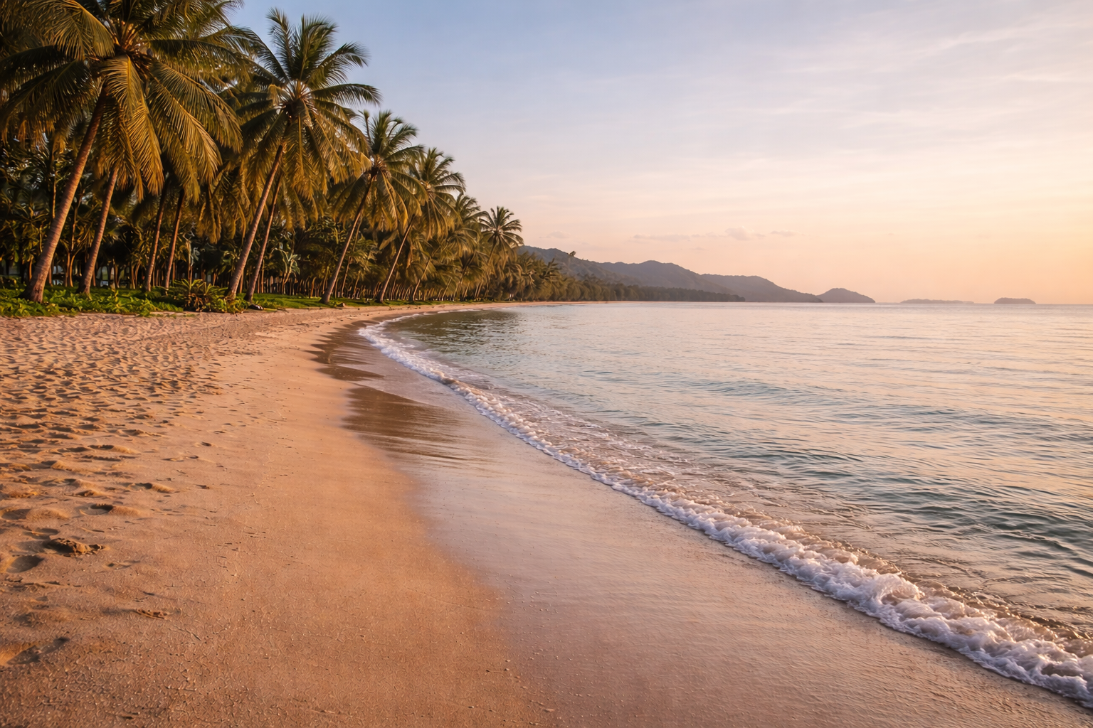 Koh Lanta travel guide: quiet beach sunset