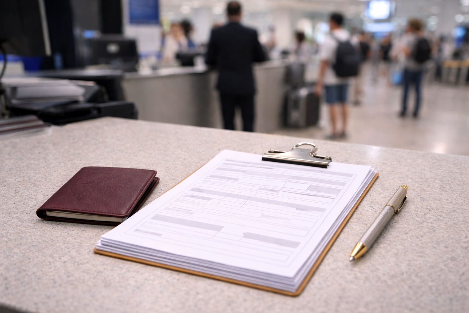 Thailand Visa on Arrival (VOA) counter