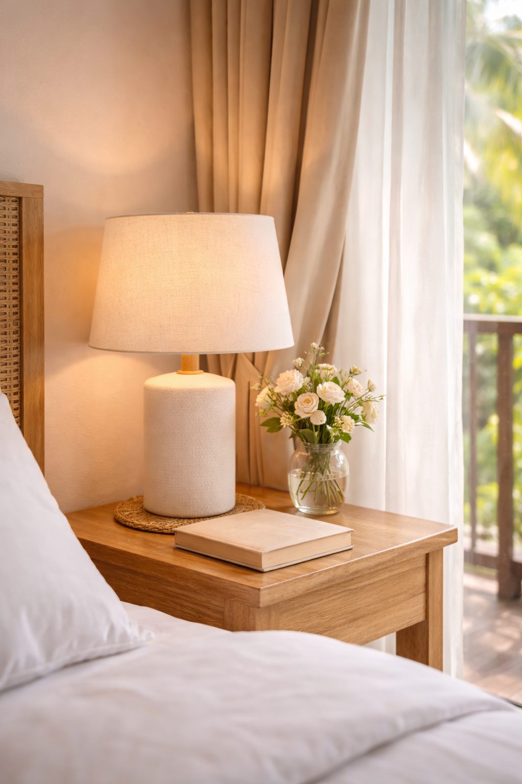 Hotel room comfort scene