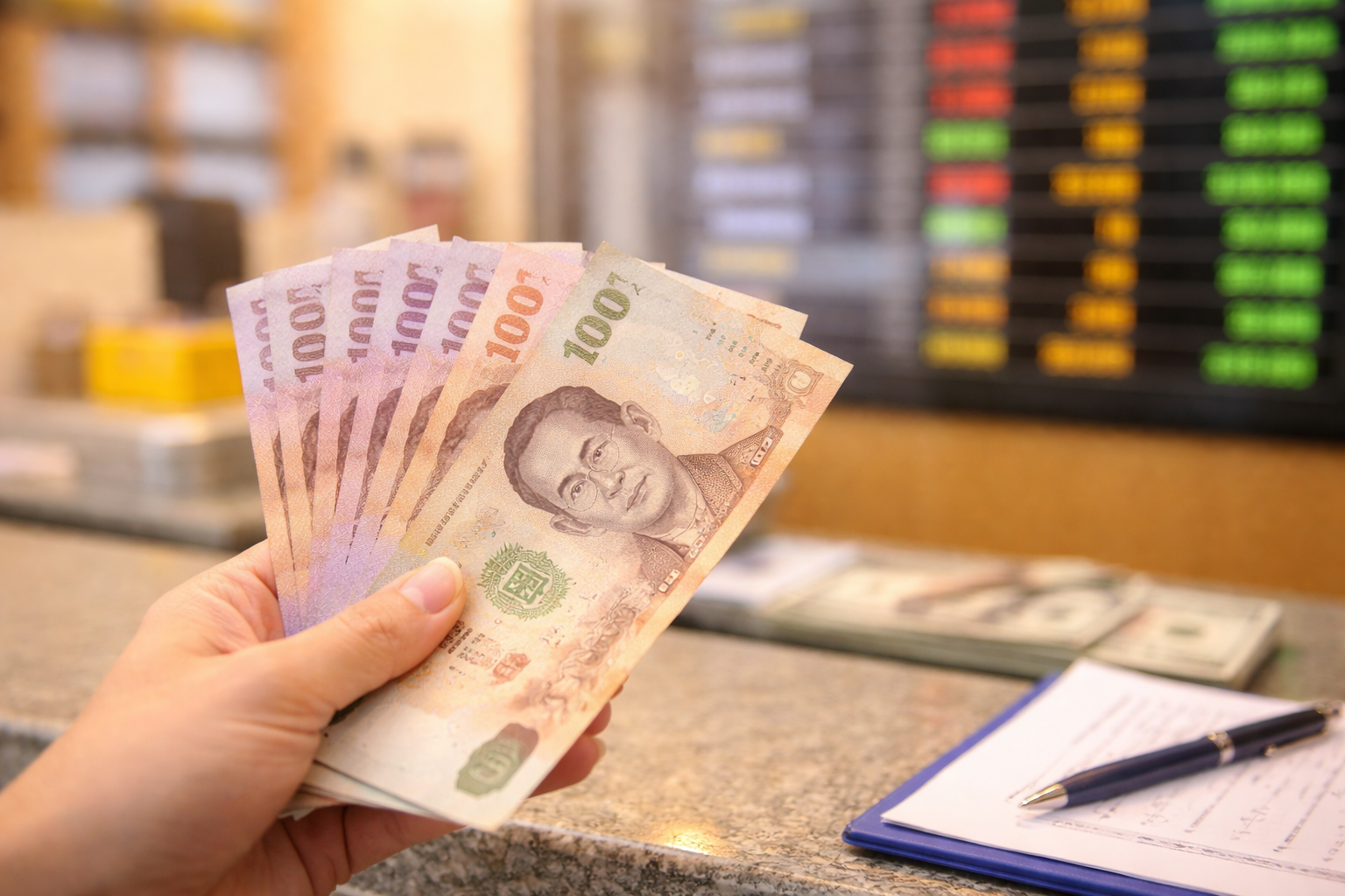 Thailand exchange rates Thai baht